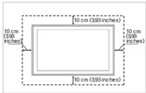 SAMSUNG SyncMaster B1940ER - Securing the Installation Space - 3