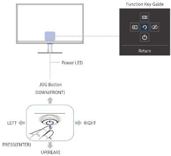 SAMSUNG C27T550 - Control Panel - 1