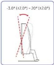 SAMSUNG C27T550 - Adjusting the Product Tilt - 1