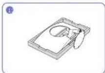 SAMSUNG C27T550 - Removing the Stand - 1