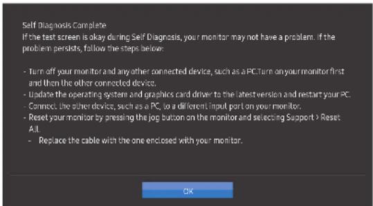 SAMSUNG C27T550 - • You will see the following screen when you select No. - 1