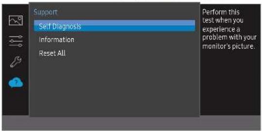 SAMSUNG C27T550 - Self Diagnosis - 1