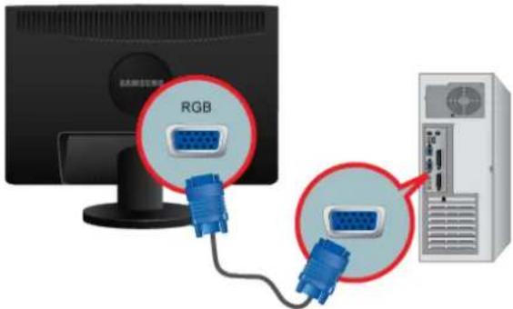 SAMSUNG SyncMaster 2443BWT - Connecting Cables - 1