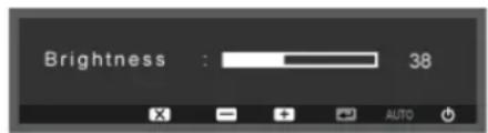 SAMSUNG SyncMaster 2443BWT - Brightness - 1