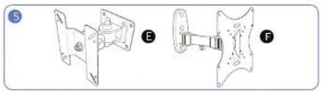 SAMSUNG C27JG56QQN - Installing a Wall-mount Kit or Desktop Stand - 5