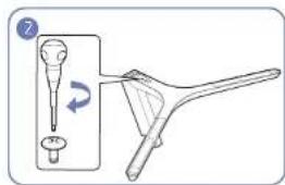 SAMSUNG C27JG56QQN - Attaching the Stand (C32JG51FD\* / C32JG53FD\*) - 2