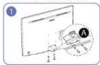 SAMSUNG C27JG56QQN - Installing a Wall-mount Kit or Desktop Stand - 6
