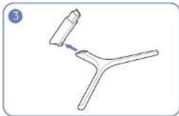 SAMSUNG C27JG56QQN - Removing the Stand (C32JG51FD\* / C32JG53FD\*) - 3