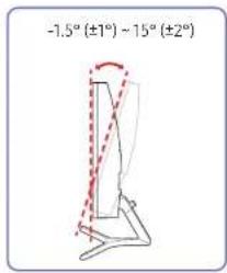 SAMSUNG C27JG56QQN - Adjusting the Product Tilt - 1