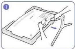 SAMSUNG C27JG56QQN - Removing the Stand (C32JG51FD\* / C32JG53FD\*) - 1