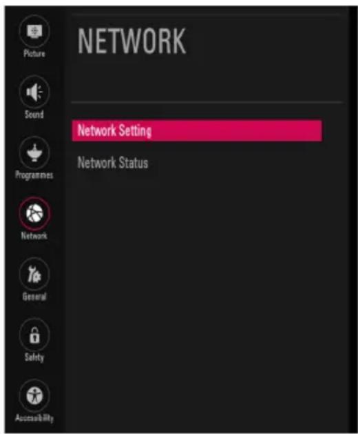 LG 28TK41EV - Network setting - 1