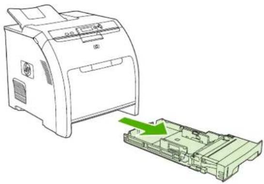 HP Color LaserJet 3600dn - Loading tray 2 - 2