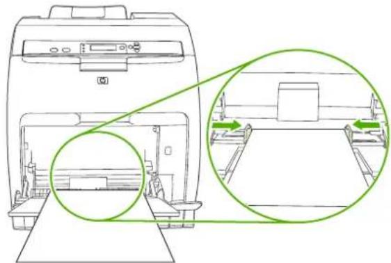HP Color LaserJet 3600dn - Loading paper into tray 1 - 9