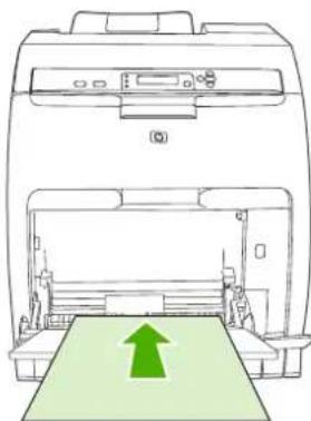 HP Color LaserJet 3600dn - Loading paper into tray 1 - 7