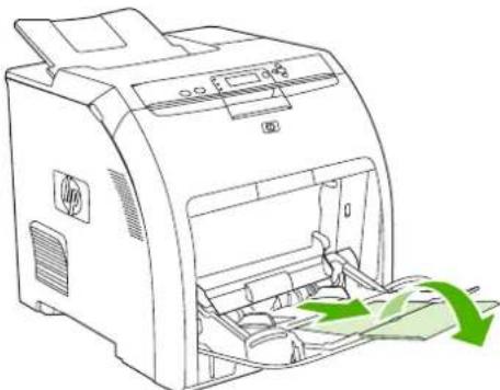 HP Color LaserJet 3600dn - To load envelopes into tray 1 - 2