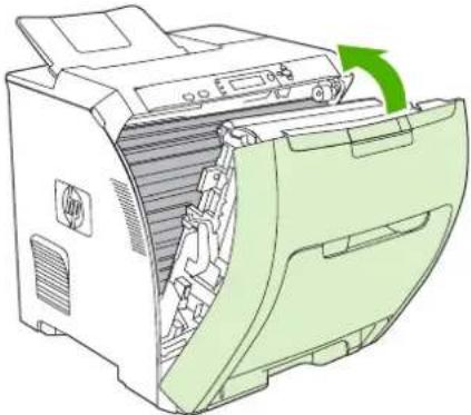 HP Color LaserJet 3600dn - To change the print cartridge - 9