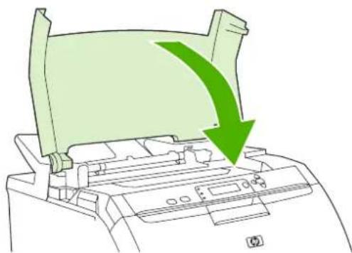 HP Color LaserJet 3600dn - Jam inside the fuser area (top cover) - 11