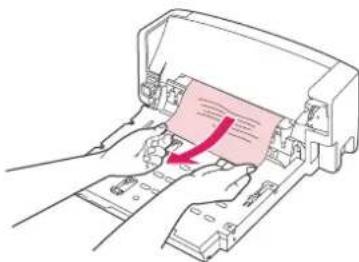 HP LaserJet 4350TN - To clear jams from the optional duplexer - 3