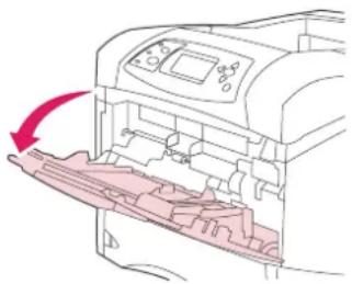 HP LaserJet 4350TN - To load envelopes in tray 1 - 1
