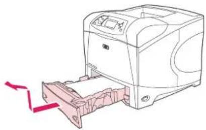 HP LaserJet 4350TN - To load tray 2 or an optional 500-sheet tray - 1