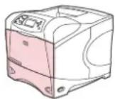 HP LaserJet 4350TN - Feature designations for the HP LaserJet 4250 or 4350 series printer - 1