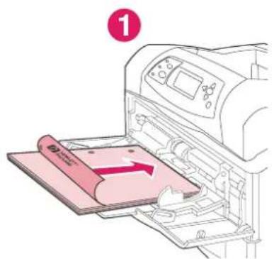 HP LaserJet 4350TN - Orientation of paper for duplexing - 1