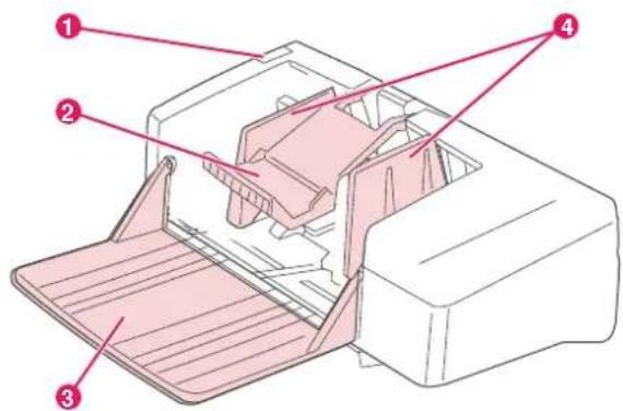 HP LaserJet 4350TN - Feeding envelopes automatically (optional envelope feeder) - 1