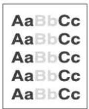 HP LaserJet 4350TN - Light print (partial page) - 1
