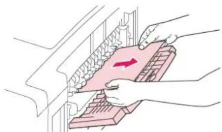 HP LaserJet 4350TN - To clear jams from the rear output bin - 1