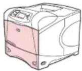 HP LaserJet 4350TN - Feature designations for the HP LaserJet 4250 or 4350 series printer - 2