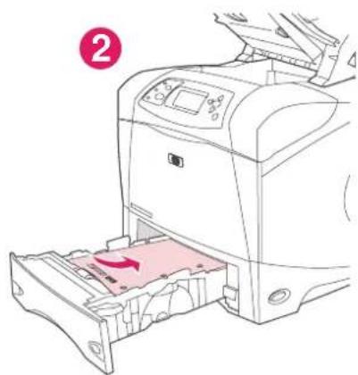 HP LaserJet 4350TN - Orientation of paper when a stapler is installed - 4