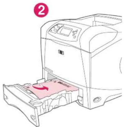 HP LaserJet 4350TN - Orientation of paper for duplexing - 2