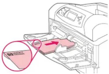 HP LaserJet 4350TN - To load envelopes in tray 1 - 2