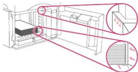 HP LaserJet 4350TN - To clear jams from the optional 1,500-sheet tray - 3
