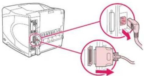 HP LaserJet 4350TN - To install a CompactFlash card - 2