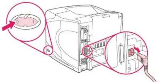 HP LaserJet 4350TN - To clean the inside of the printer - 1