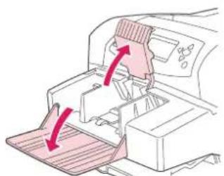 HP LaserJet 4350TN - To load envelopes in the optional envelope feeder - 1