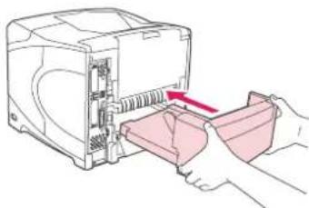 HP LaserJet 4350TN - To clear jams from the optional duplexer - 4