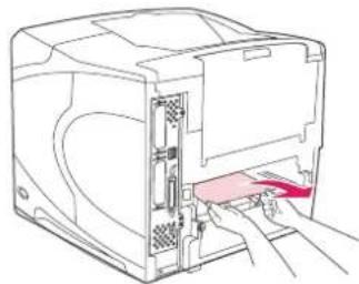 HP LaserJet 4350TN - To clear jams from the optional duplexer - 2