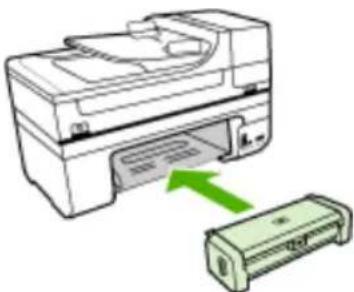 HP Officejet J6480 - To install the duplexer - 1