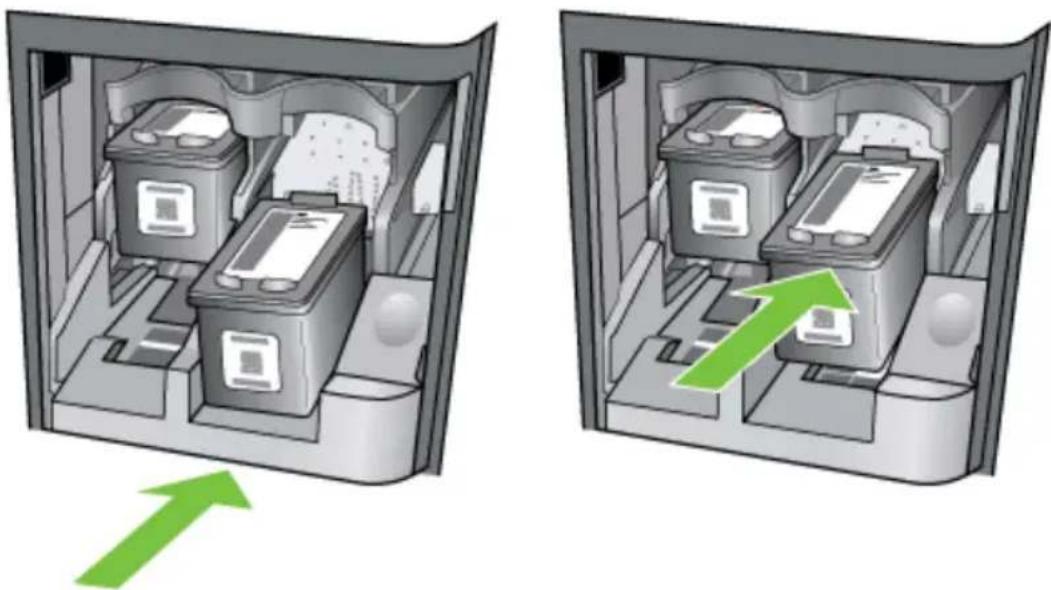 HP Officejet J6480 - To replace the print cartridges - 6