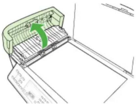HP Officejet J6480 - To clean the glass strip inside the automatic document feeder - 3