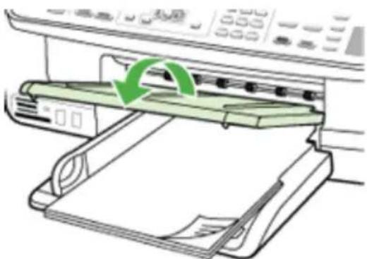 HP Officejet J6480 - Remove the output tray - 1