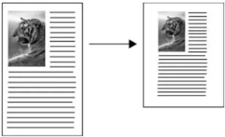 HP Officejet J6480 - Copy a legal-size document onto letter paper - 2