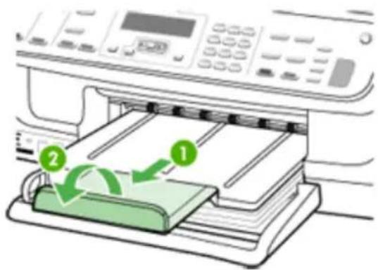HP Officejet J6480 - To load Tray 1 (main tray) - 4