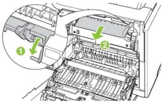HP Color LaserJet CM2320n - Clear jams in fuser area - 2