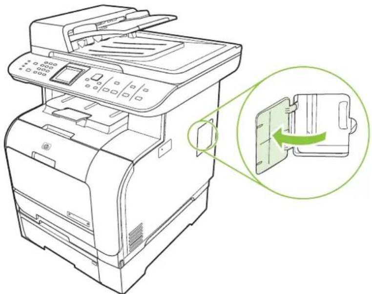HP Color LaserJet CM2320n - Install a memory DIMM - 2