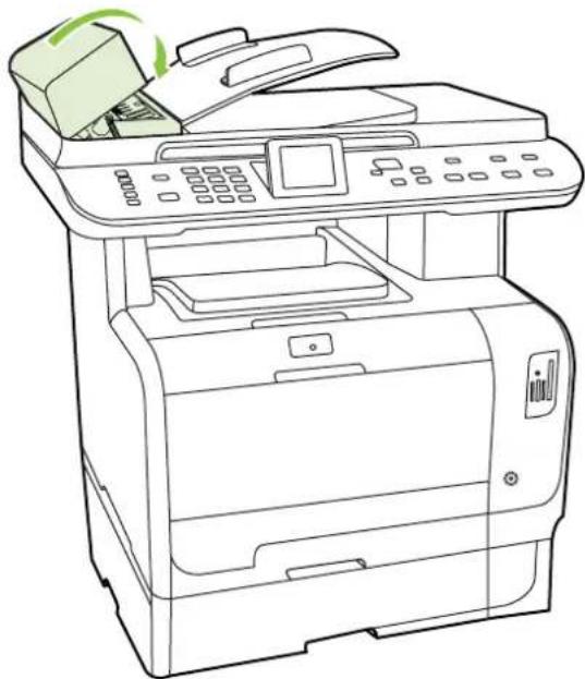 HP Color LaserJet CM2320n - Clear jams from the ADF - 10