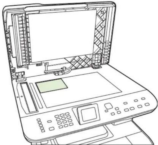 HP Color LaserJet CM2320n - Scan a photo - 1