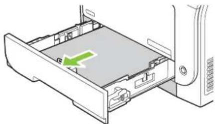 HP Color LaserJet CM2320n - Clear jams in tray 2 - 1